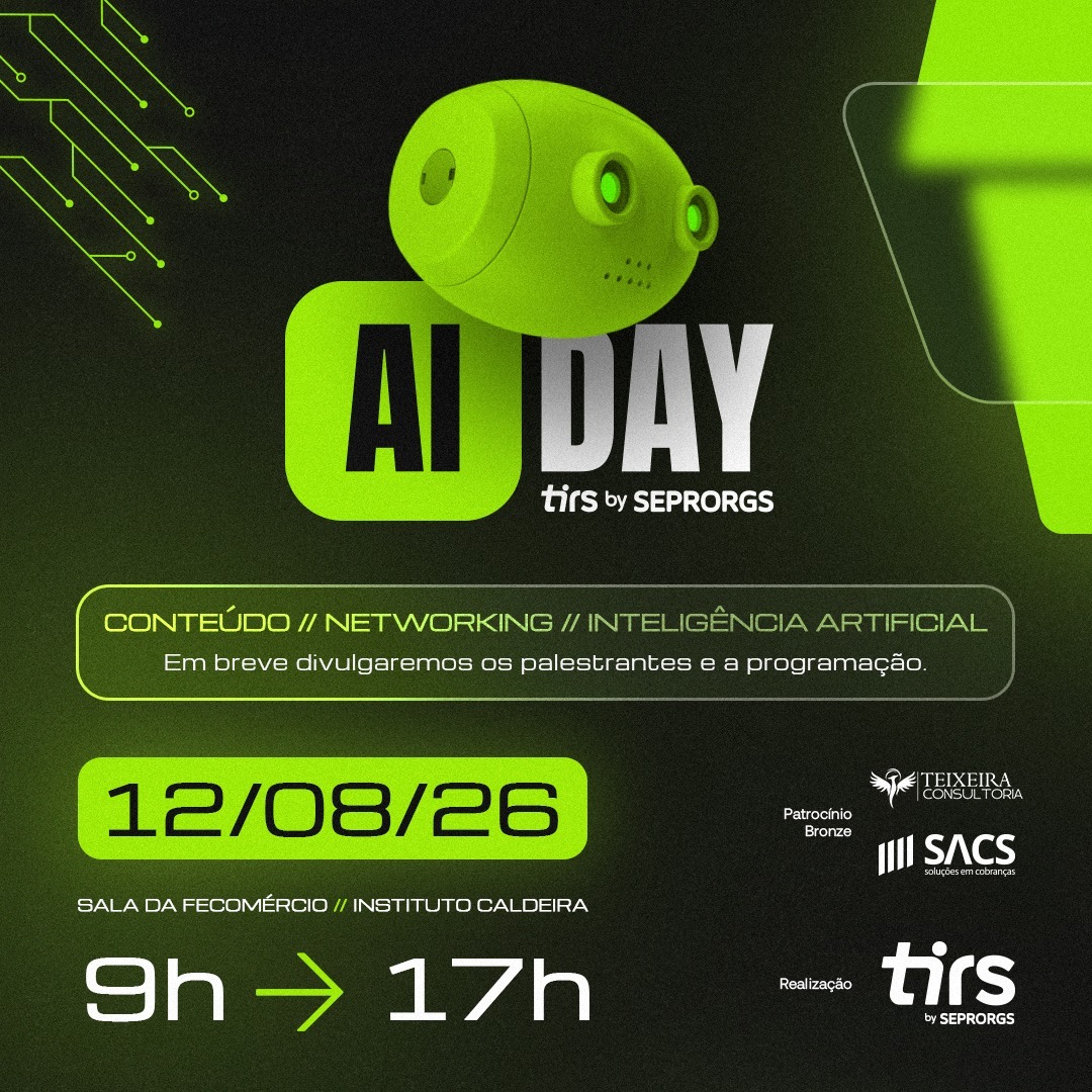 AI DAY by TiRS vai reunir lideranças para debater IA e negócios
